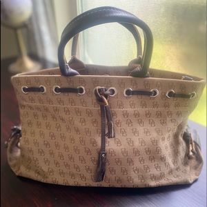 Dooney & Bourke Signature Logo Vintage Tote